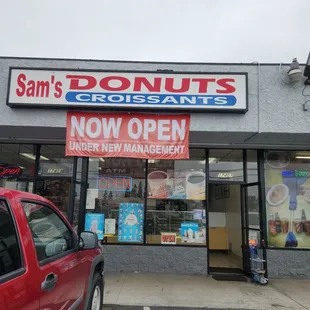 the front of the store