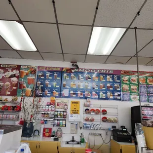 the inside of a store