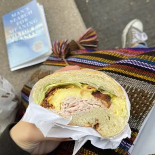 10. Turkey Bacon Egg and Cheese Sandwich  i get this sandwich like ... every other week LMAO