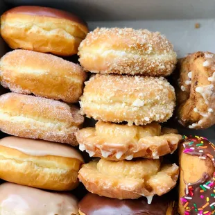 a box full of donuts