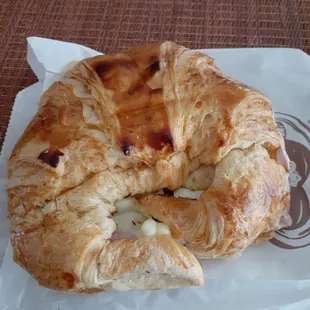 Ham and cheese croissant