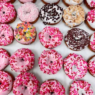 a box of assorted donuts