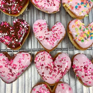 Heart Shaped Donuts