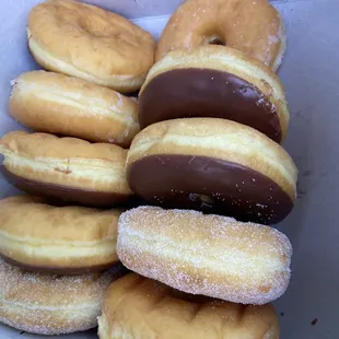 Some of the dozen donut I purchased.