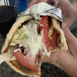 Gyro Sandwich with everything