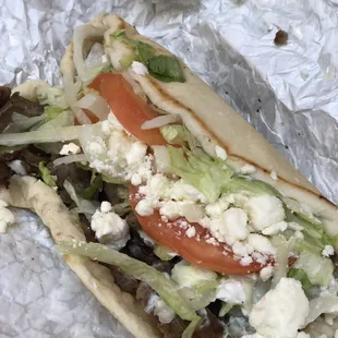 Gyro  YEE-RO. They put plenty of Feta cheese just how I like it!! 5/5 Would Recommend.