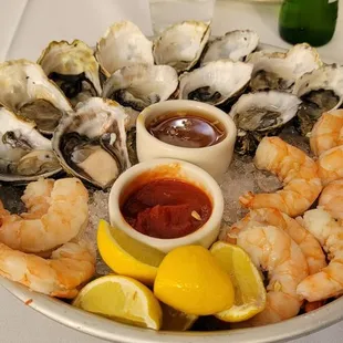 a platter of seafood