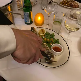 Grilled Whole Branzino