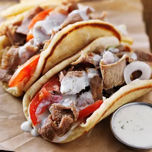 a close up of a sandwich