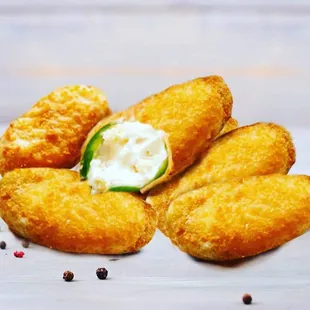 a pile of fish fingers