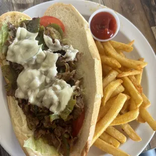 steak, food