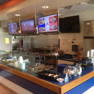 interior, sushi and sashimi