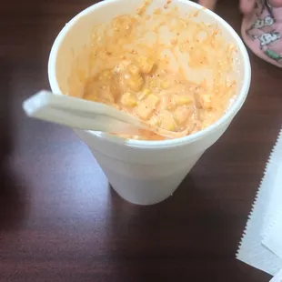 Esquites- daughter says she loves this Elote in a cup