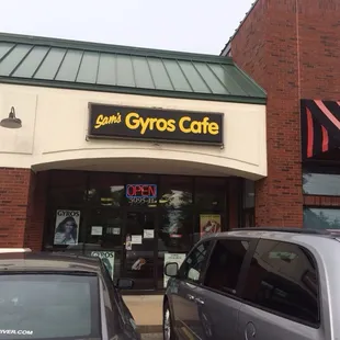 outside