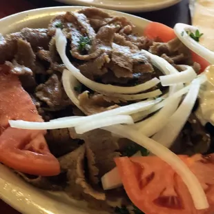 Gyros Plater.  Large  enough to share.