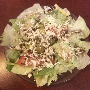 Side salad was DELICIOUS