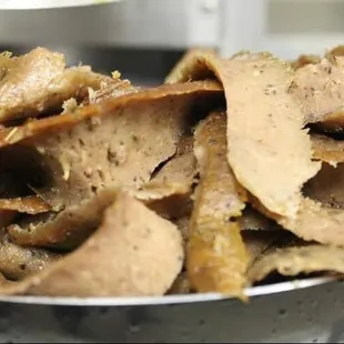 Freshly sliced Gyros