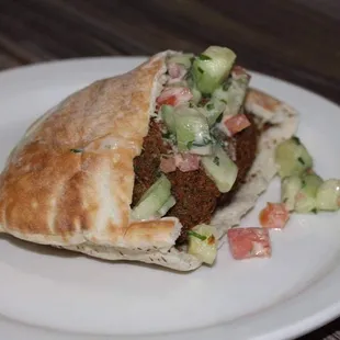 Falafel sandwich