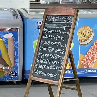 Menu (as of November 22nd, 2023)