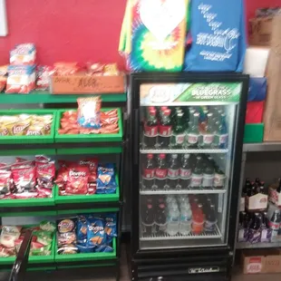 chips and drink choices