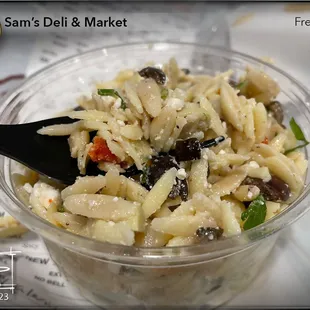 Mediterranean Orzo Feta Salad - Very good.