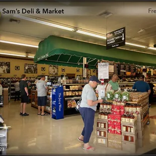 Busy place; the locals like their neighborhood Italian deli.