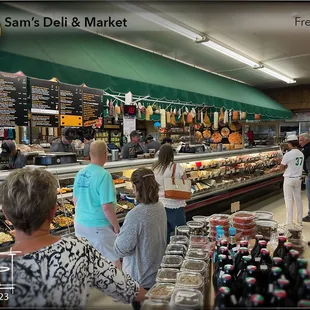 Busy place; the locals like their neighborhood Italian deli.