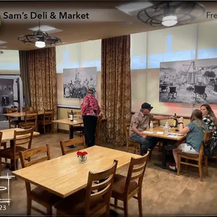 Rear dining area where they also teach cooking classes as well; very cool.