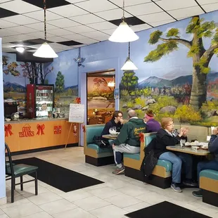 2018-12-12. Sam&apos;s Kabob House, Clinton Twp. MI. Main dining area. Beside the counter is a second dining area suitable for larger parties.