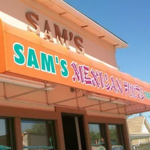 the front of sam's