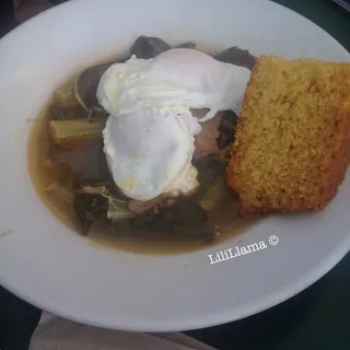 Pork Braised Collard Greens