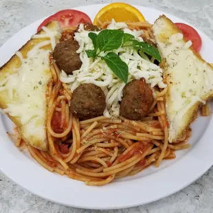 spaghetti and meatballs
