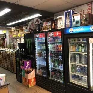 the inside of the store