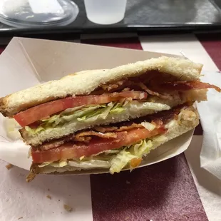 Half a BLT ... excellent.