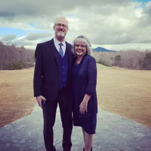 Dashing gent in our suit, vest and tie