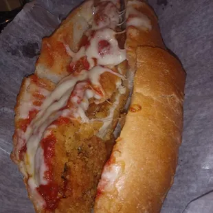 Chicken parm sub