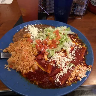 Cheese Enchilada Plate (2)