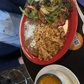 Chicken Fajita Plate