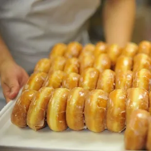 Look at how fat those glazed donuts are!