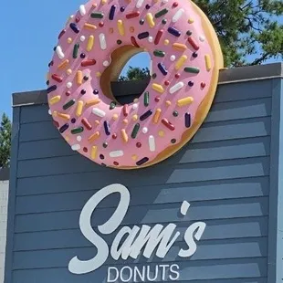 Big sprinkled donut!!