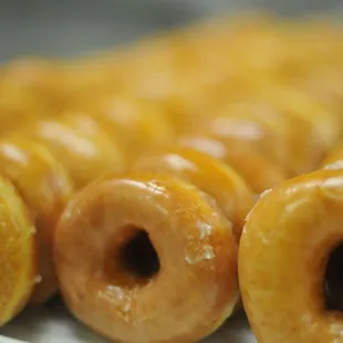 Hot glaze. Fluffy, light, heavenly.