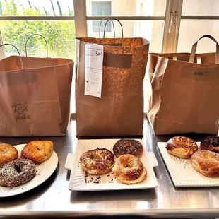 a variety of doughnuts