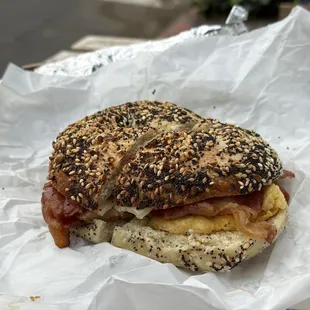 bagel sando