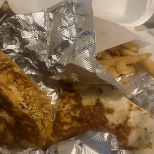 Quesadilla with Fries