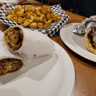 Beef Shawarma Wrap