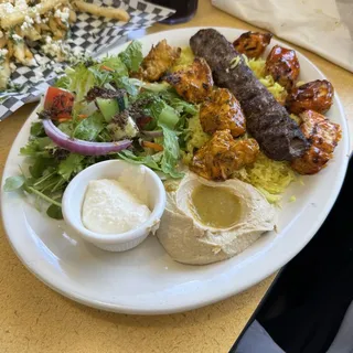 Combo Kabab Plate 3 Skewers