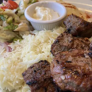 Beef Kabab plate