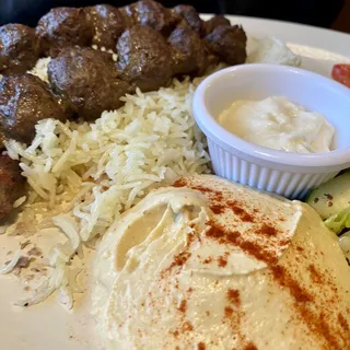 Lamb kefta plate