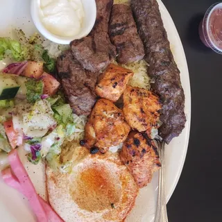 1 skewer plate