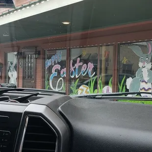 a view of the outside of the restaurant